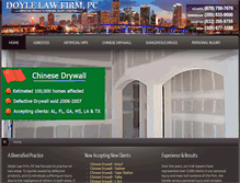 Tablet Screenshot of doylefirm.com
